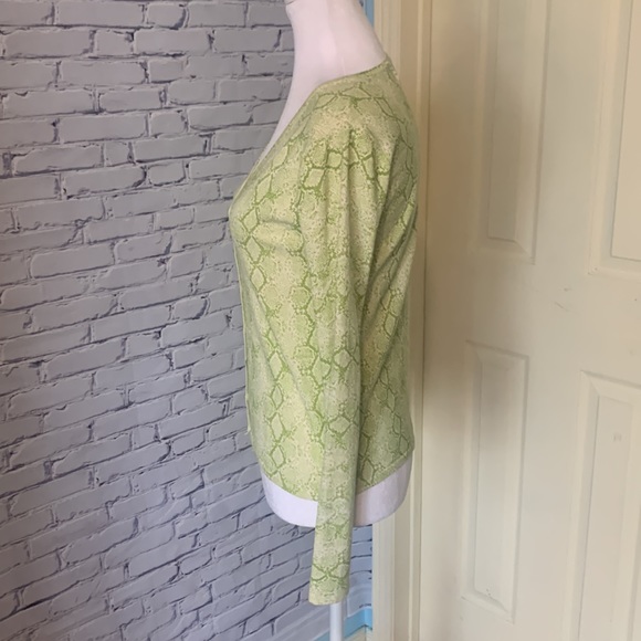 NWOT Le Ciel Bleu Snakeprint Cardigan - Picture 5 of 9